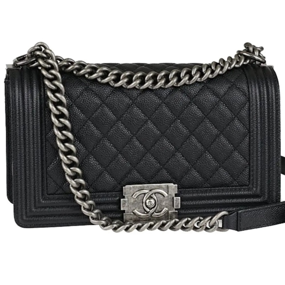 CHANEL CAVIAR BOY BAG